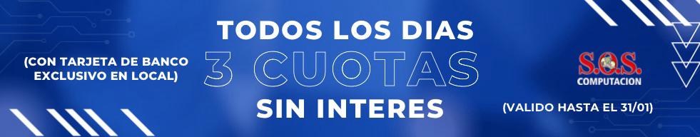 3 cuotas bancos